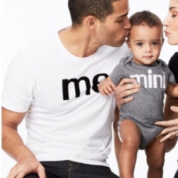 ❤️ FIRST IMPRESSIONS ‘Daddy & Me’ Graphic-Print Tee size L/XL - Picture 1 of 3
